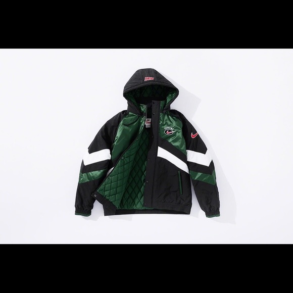2019 Supreme X Nike Sports Puffy Jacket (green) - Picture 5 of 8